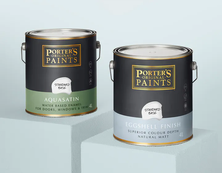 Porter's Eggshell and Aquasatin Paints